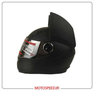 کلاه کاسکت خرگوشی مشکی مات