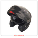 کلاه کاسکت فک متحرک راپیدو Rapido مدل 950 طرحدار (Samurai) - تصویر 4