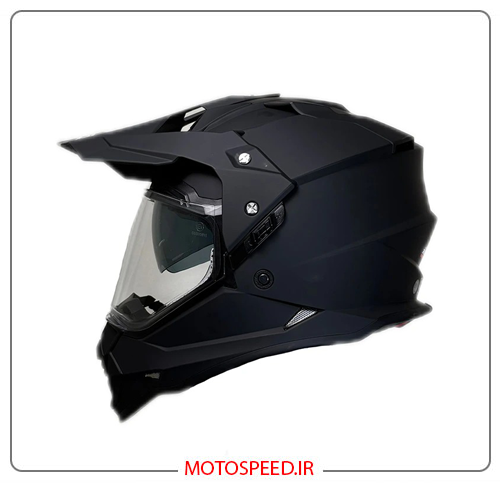 کلاه-کاسکت-اندرو-و-ادونچر-راپیدو-رنگ-مشکی-مات کلاه کاسکت اندرو و ادونچری راپیدو Rapido رنگ مشکی مات - تصویر 1