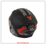 کلاه کاسکت بدون فک راپیدو Rapido مدل 878 طرحدار فانتزی UNIT - تصویر 3
