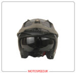 کلاه کاسکت فک جدا شونده راپیدو Rapido مدل 890  طرحدار Grey-Shark - تصویر 5