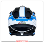 کلاه کاسکت کراسی راپیدو Rapido مدل Black & Blue - تصویر 4