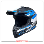 کلاه کاسکت کراسی راپیدو Rapido مدل Black & Blue - تصویر 2