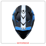 کلاه کاسکت کراسی راپیدو Rapido مدل Black & Blue - تصویر 3