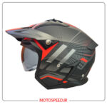 کلاه کاسکت راپیدو Rapido فک جداشونده مدل 890 رنگ RED-B