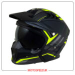 کلاه کاسکت راپیدو فک جداشونده مدل 890 رنگ MATT-BLACK-YELLOW - تصویر 2