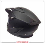 کلاه کاسکت راپیدو Rapido فک جداشونده مدل 890 رنگ مشکی مات - تصویر 3