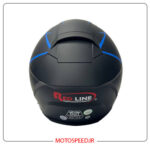 کلاه کاسکت فک متحرک ردلاین Redline کد 960 مشکی آبی