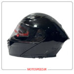 کلاه کاسکت فک متحرک ردلاین Redline کد 960 مشکی براق