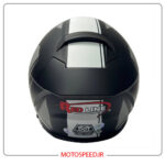کلاه کاسکت فک متحرک ردلاین Redline کد 960 مشکی طوسی