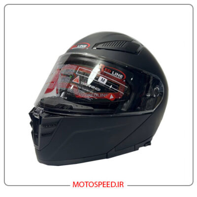 کلاه کاسکت فک متحرک ردلاین Redline کد 960 مشکی مات