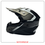 کلاه کاسکت کراسی ردلاین Redline مدل Matte Grey & Black